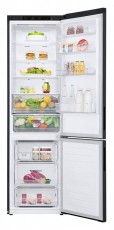 LG GBP62MCNBC Kombinált hűtőszekrény, 384 l, No Frost, DoorCooling+, LinearCooling, NatureFresh, B energiaosztály, 203 cm, Fekete Konyhai termékek - Hűtő, fagyasztó (szabadonálló) - Alulfagyasztós kombinált hűtő - 499570