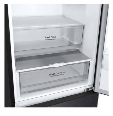 LG GBP62MCNBC Kombinált hűtőszekrény, 384 l, No Frost, DoorCooling+, LinearCooling, NatureFresh, B energiaosztály, 203 cm, Fekete Konyhai termékek - Hűtő, fagyasztó (szabadonálló) - Alulfagyasztós kombinált hűtő - 499570