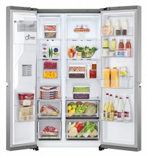 LG GSJV70PZTE HŰTŐ SIDE BY SIDE Konyhai termékek - Hűtő, fagyasztó (szabadonálló) - Amerikai típusú Side By Side hűtő - 499564