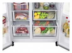 LG GSJV70PZTE HŰTŐ SIDE BY SIDE Konyhai termékek - Hűtő, fagyasztó (szabadonálló) - Amerikai típusú Side By Side hűtő - 499564