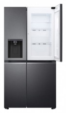LG GSJV71MCTE Side-by-side hűtőszekrény, E energiaosztály, 635 L, No Frost, WiFi, LED, M: 189 cm, Fekete Konyhai termékek - Hűtő, fagyasztó (szabadonálló) - Amerikai típusú Side By Side hűtő - 499563