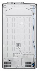 LG GSJV71MCTE Side-by-side hűtőszekrény, E energiaosztály, 635 L, No Frost, WiFi, LED, M: 189 cm, Fekete Konyhai termékek - Hűtő, fagyasztó (szabadonálló) - Amerikai típusú Side By Side hűtő - 499563