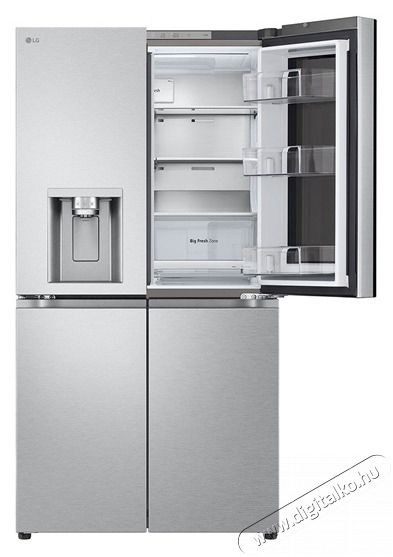 LG GMG960MBEE Instaview n&eacute;gyajt&oacute;s inox hűtőszekr&eacute;ny Konyhai term&eacute;kek - Hűtő, fagyaszt&oacute; (szabadon&aacute;ll&oacute;) - Amerikai t&iacute;pus&uacute; Side By Side hűtő - 499896