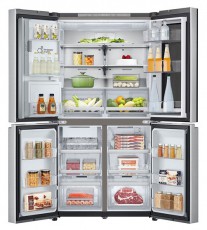 LG GMG960MBEE Instaview n&eacute;gyajt&oacute;s inox hűtőszekr&eacute;ny Konyhai term&eacute;kek - Hűtő, fagyaszt&oacute; (szabadon&aacute;ll&oacute;) - Amerikai t&iacute;pus&uacute; Side By Side hűtő - 499896