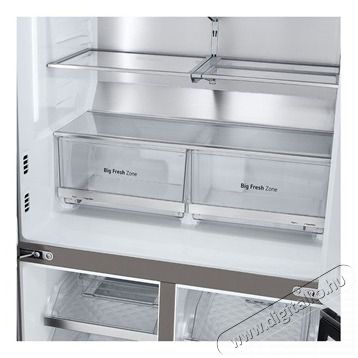 LG GMG960MBEE Instaview n&eacute;gyajt&oacute;s inox hűtőszekr&eacute;ny Konyhai term&eacute;kek - Hűtő, fagyaszt&oacute; (szabadon&aacute;ll&oacute;) - Amerikai t&iacute;pus&uacute; Side By Side hűtő - 499896
