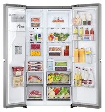 LG GSJV71PZTE Side-by-side hűtőszekr&eacute;ny Konyhai term&eacute;kek - Hűtő, fagyaszt&oacute; (szabadon&aacute;ll&oacute;) - Amerikai t&iacute;pus&uacute; Side By Side hűtő - 502705