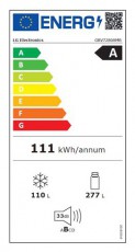 LG GBV7280AMB HŰTŐ ALULFAGYASZT&Oacute;S Konyhai term&eacute;kek - Hűtő, fagyaszt&oacute; (szabadon&aacute;ll&oacute;) - Alulfagyaszt&oacute;s kombin&aacute;lt hűtő - 502903