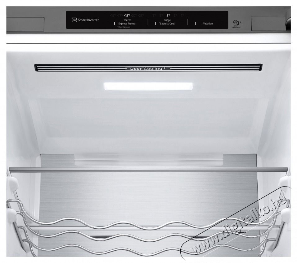 LG GBV7280AMB HŰTŐ ALULFAGYASZT&Oacute;S Konyhai term&eacute;kek - Hűtő, fagyaszt&oacute; (szabadon&aacute;ll&oacute;) - Alulfagyaszt&oacute;s kombin&aacute;lt hűtő - 502903