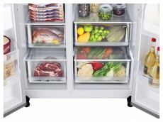 LG GSBV70PZTE HŰTŐ SIDE BY SIDE Konyhai termékek - Hűtő, fagyasztó (szabadonálló) - Amerikai típusú Side By Side hűtő - 502950