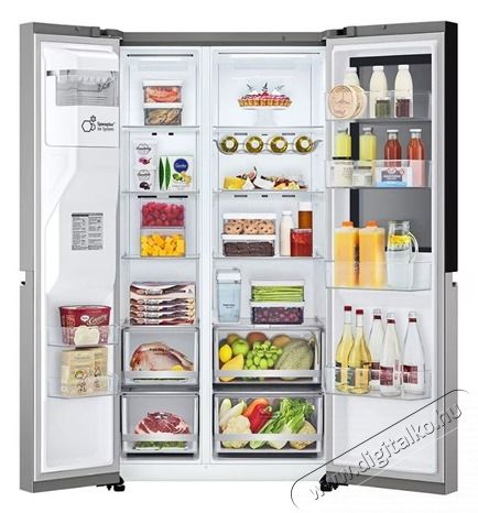 LG GSGV81PYLL HŰTŐ SIDE BY SIDE Konyhai term&eacute;kek - Hűtő, fagyaszt&oacute; (szabadon&aacute;ll&oacute;) - Amerikai t&iacute;pus&uacute; Side By Side hűtő - 502953