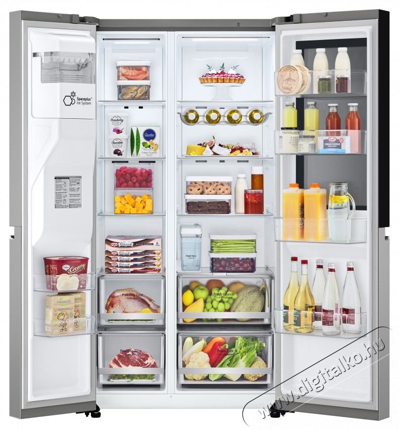 LG GSGV81PYLL HŰTŐ SIDE BY SIDE Konyhai term&eacute;kek - Hűtő, fagyaszt&oacute; (szabadon&aacute;ll&oacute;) - Amerikai t&iacute;pus&uacute; Side By Side hűtő - 502953