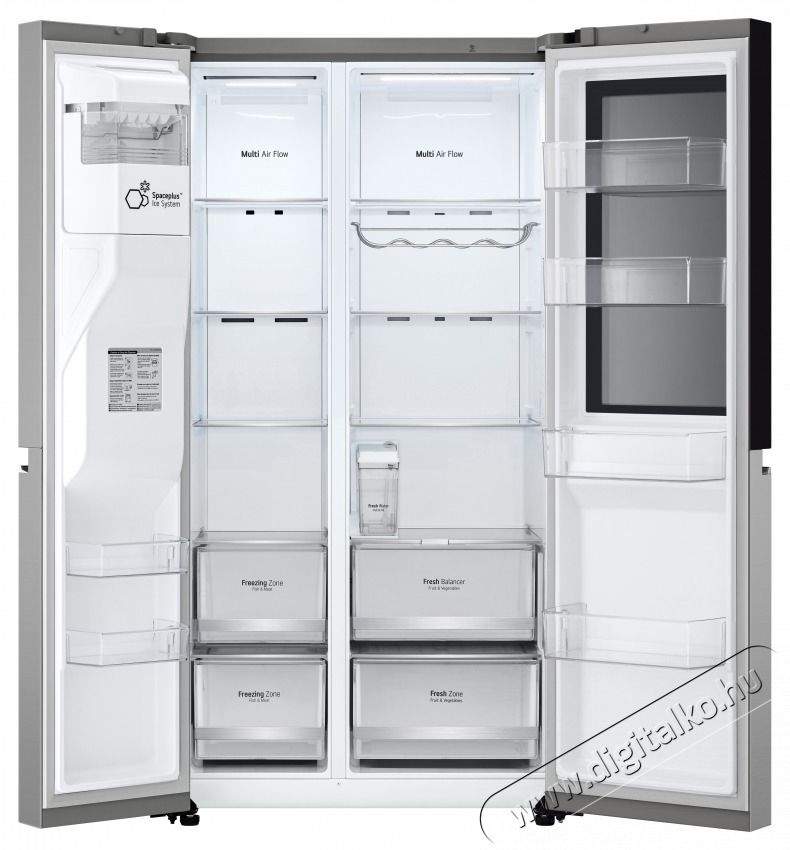 LG GSGV81PYLL HŰTŐ SIDE BY SIDE Konyhai term&eacute;kek - Hűtő, fagyaszt&oacute; (szabadon&aacute;ll&oacute;) - Amerikai t&iacute;pus&uacute; Side By Side hűtő - 502953