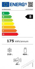 LG GSLE91MBAB Konyhai termékek - Hűtő, fagyasztó (szabadonálló) - Amerikai típusú Side By Side hűtő - 509506