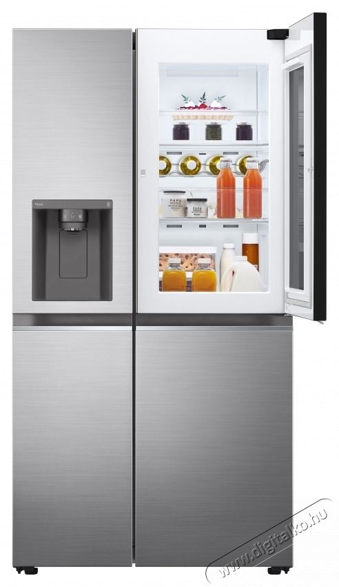 LG GSXV80PZLE InstaView Door-in-Door Side-by-Side hűtőszekr&eacute;ny Konyhai term&eacute;kek - Hűtő, fagyaszt&oacute; (szabadon&aacute;ll&oacute;) - Amerikai t&iacute;pus&uacute; Side By Side hűtő - 531146