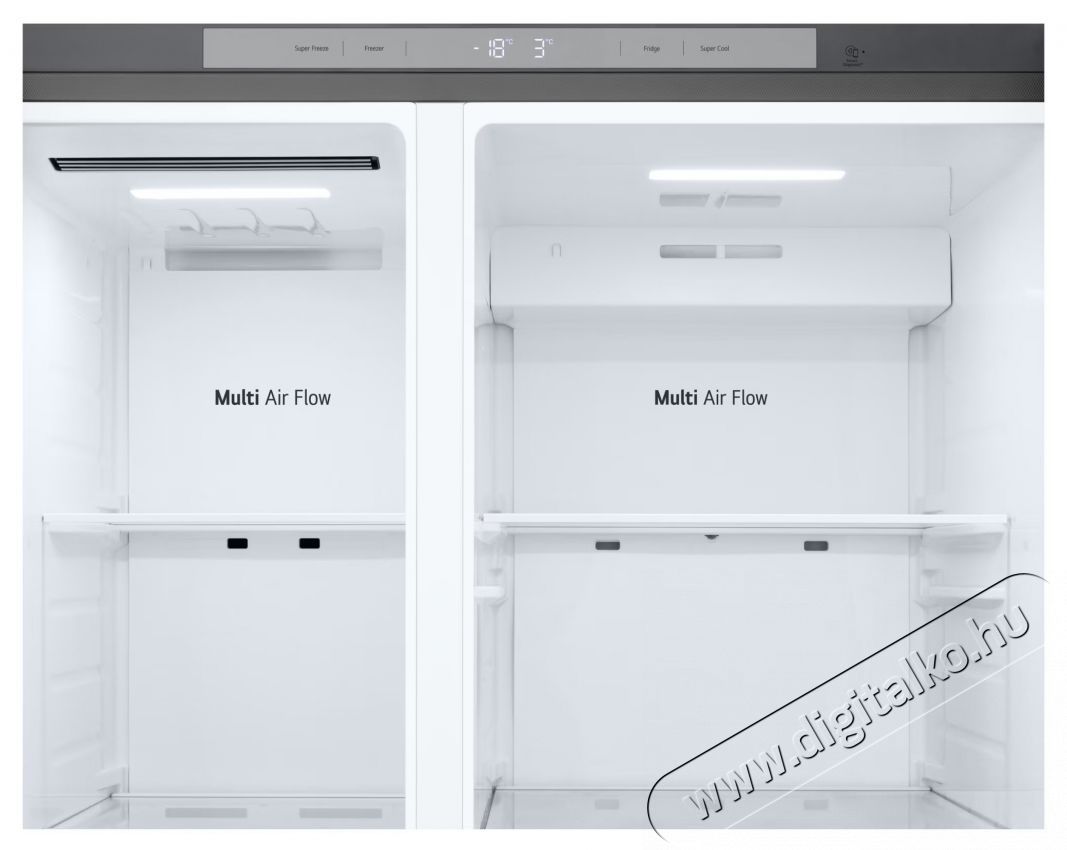 LG GSBC40PYPE Side by side hűtőszekr&eacute;ny Konyhai term&eacute;kek - Hűtő, fagyaszt&oacute; (szabadon&aacute;ll&oacute;) - Alulfagyaszt&oacute;s kombin&aacute;lt hűtő - 531458