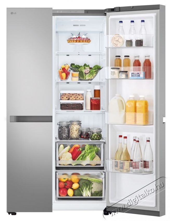 LG GSBC40PYPE Side by side hűtőszekr&eacute;ny Konyhai term&eacute;kek - Hűtő, fagyaszt&oacute; (szabadon&aacute;ll&oacute;) - Alulfagyaszt&oacute;s kombin&aacute;lt hűtő - 531458
