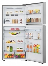 LG GTFV61PYBQD Fel&uuml;lfagyaszt&oacute;s hűtőszekr&eacute;ny, DoorCooling+&trade; &eacute;s ThinQ&trade; Konyhai term&eacute;kek - Hűtő, fagyaszt&oacute; (szabadon&aacute;ll&oacute;) - Fel&uuml;lfagyaszt&oacute;s kombin&aacute;lt hűtő - 532888