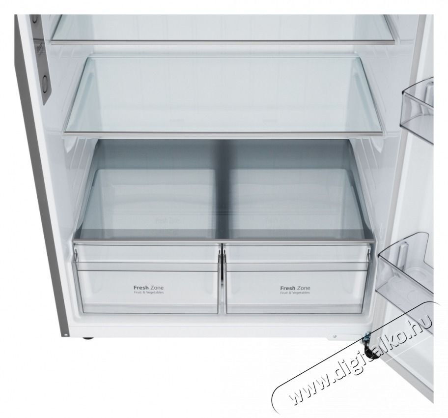LG GTFV61PYBQD Fel&uuml;lfagyaszt&oacute;s hűtőszekr&eacute;ny, DoorCooling+&trade; &eacute;s ThinQ&trade; Konyhai term&eacute;kek - Hűtő, fagyaszt&oacute; (szabadon&aacute;ll&oacute;) - Fel&uuml;lfagyaszt&oacute;s kombin&aacute;lt hűtő - 532888