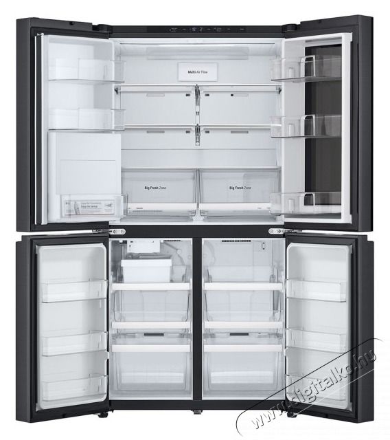 LG GMK960EV2E InstaView&trade; N&eacute;gyajt&oacute;s hűtőszekr&eacute;ny Konyhai term&eacute;kek - Hűtő, fagyaszt&oacute; (szabadon&aacute;ll&oacute;) - Amerikai t&iacute;pus&uacute; Side By Side hűtő - 534041