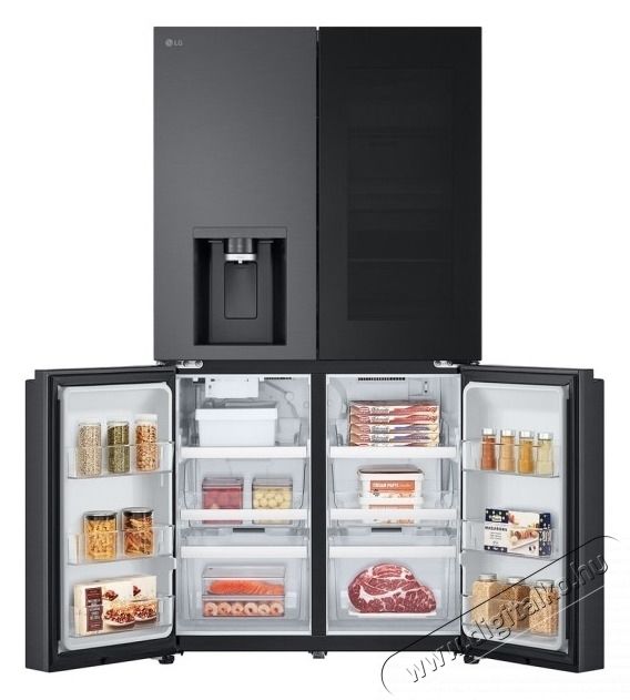 LG GMK960EV2E InstaView&trade; N&eacute;gyajt&oacute;s hűtőszekr&eacute;ny Konyhai term&eacute;kek - Hűtő, fagyaszt&oacute; (szabadon&aacute;ll&oacute;) - Amerikai t&iacute;pus&uacute; Side By Side hűtő - 534041