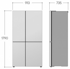 LG GSLC41EPPE Side-by-Side hűtőszekr&eacute;ny, 641L Konyhai term&eacute;kek - Hűtő, fagyaszt&oacute; (szabadon&aacute;ll&oacute;) - Amerikai t&iacute;pus&uacute; Side By Side hűtő - 534040
