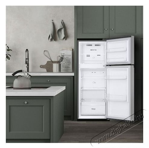 LG GTBV22PYNJ Fel&uuml;lfagyaszt&oacute;s hűtőszekr&eacute;ny, 217L Konyhai term&eacute;kek - Hűtő, fagyaszt&oacute; (szabadon&aacute;ll&oacute;) - Fel&uuml;lfagyaszt&oacute;s kombin&aacute;lt hűtő - 534042