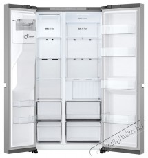 LG GSL40PYPE Side by side hűtőszekr&eacute;ny, 638l, No Frost, Smart Inverter kompresszor, LinearCooling, Smart Diagnosis, V&iacute;zadagol&oacute;, E energiaoszt&aacute;ly, H: 179cm, Ez&uuml;st Konyhai term&eacute;kek - Hűtő, fagyaszt&oacute; (szabadon&aacute;ll&oacute;) - Amerikai t&iacute;pus&uacute; Side By Side hűtő - 535410