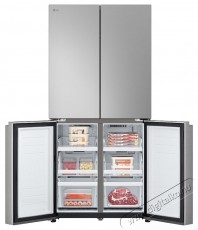 LG GMB860PYDE Side by side hűtőszekr&eacute;ny, 530 l, No Frost, Multi-Door, E energiaoszt&aacute;ly, M 179 cm, Rozsdamentes ac&eacute;l Konyhai term&eacute;kek - Hűtő, fagyaszt&oacute; (szabadon&aacute;ll&oacute;) - Amerikai t&iacute;pus&uacute; Side By Side hűtő - 535407