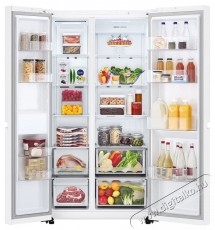 LG GSBC40SWPE Side by side hűtőszekr&eacute;ny, 664l, No Frost, Smart Inverter kompresszor, LINEAR Cooling, Smart Diagnosis, E energiaoszt&aacute;ly, H 179cm, Feh&eacute;r Konyhai term&eacute;kek - Hűtő, fagyaszt&oacute; (szabadon&aacute;ll&oacute;) - Amerikai t&iacute;pus&uacute; Side By Side hűtő - 535409