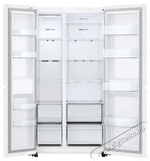 LG GSBC40SWPE Side by side hűtőszekr&eacute;ny, 664l, No Frost, Smart Inverter kompresszor, LINEAR Cooling, Smart Diagnosis, E energiaoszt&aacute;ly, H 179cm, Feh&eacute;r Konyhai term&eacute;kek - Hűtő, fagyaszt&oacute; (szabadon&aacute;ll&oacute;) - Amerikai t&iacute;pus&uacute; Side By Side hűtő - 535409