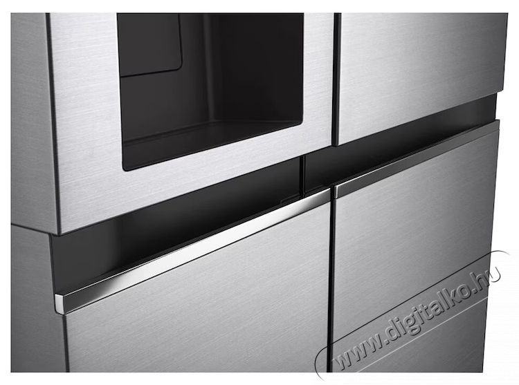 LG GSLV71PZTE Side by side hűtő, 635 l, M:179cm, No Frost, DoorCooling, V&iacute;z- &eacute;s j&eacute;gadagol&oacute;, E energiaoszt&aacute;ly, Ez&uuml;st Konyhai term&eacute;kek - Hűtő, fagyaszt&oacute; (szabadon&aacute;ll&oacute;) - Amerikai t&iacute;pus&uacute; Side By Side hűtő - 535408
