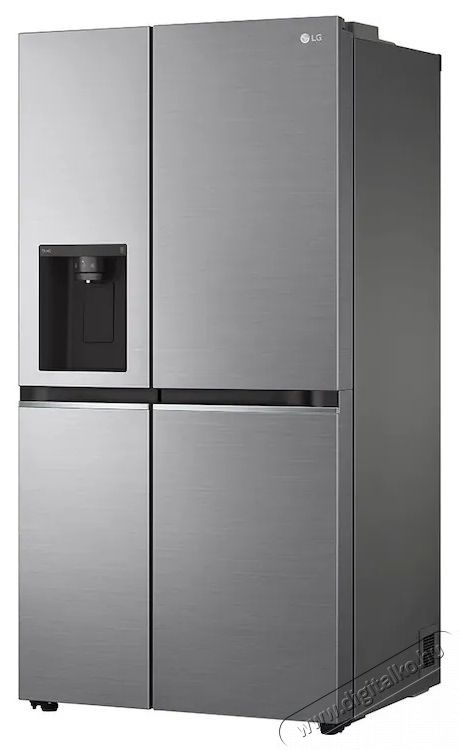 LG GSLV71PZTE Side by side hűtő, 635 l, M:179cm, No Frost, DoorCooling, V&iacute;z- &eacute;s j&eacute;gadagol&oacute;, E energiaoszt&aacute;ly, Ez&uuml;st Konyhai term&eacute;kek - Hűtő, fagyaszt&oacute; (szabadon&aacute;ll&oacute;) - Amerikai t&iacute;pus&uacute; Side By Side hűtő - 535408