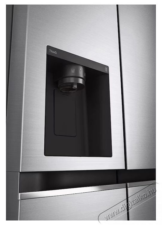 LG GSLV71PZTE Side by side hűtő, 635 l, M:179cm, No Frost, DoorCooling, V&iacute;z- &eacute;s j&eacute;gadagol&oacute;, E energiaoszt&aacute;ly, Ez&uuml;st Konyhai term&eacute;kek - Hűtő, fagyaszt&oacute; (szabadon&aacute;ll&oacute;) - Amerikai t&iacute;pus&uacute; Side By Side hűtő - 535408