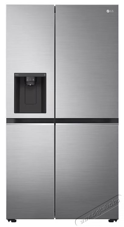 LG GSLV71PZTE Side by side hűtő, 635 l, M:179cm, No Frost, DoorCooling, V&iacute;z- &eacute;s j&eacute;gadagol&oacute;, E energiaoszt&aacute;ly, Ez&uuml;st Konyhai term&eacute;kek - Hűtő, fagyaszt&oacute; (szabadon&aacute;ll&oacute;) - Amerikai t&iacute;pus&uacute; Side By Side hűtő - 535408