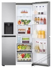 LG GSLV71PZTE Side by side hűtő, 635 l, M:179cm, No Frost, DoorCooling, V&iacute;z- &eacute;s j&eacute;gadagol&oacute;, E energiaoszt&aacute;ly, Ez&uuml;st Konyhai term&eacute;kek - Hűtő, fagyaszt&oacute; (szabadon&aacute;ll&oacute;) - Amerikai t&iacute;pus&uacute; Side By Side hűtő - 535408