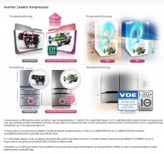 LG GMJ916NSHV hűtőszekrény Konyhai termékek - Hűtő, fagyasztó (szabadonálló) - Amerikai típusú Side By Side hűtő - 286383