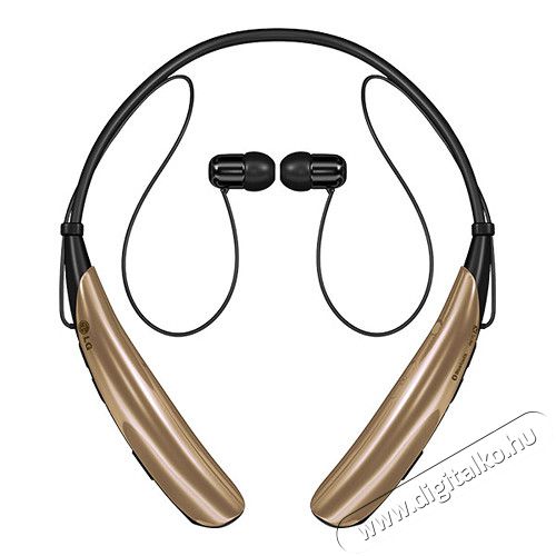 LG HBS-750 Pro Bluetooth headset - arany Audio-Video / Hifi / Multimédia - Fül és Fejhallgatók - Fülhallgató mikrofonnal / headset - 302421
