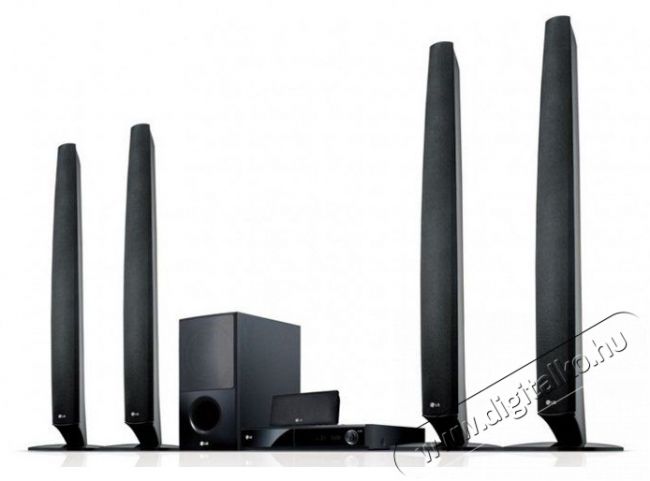 LG HT306TQ DVD 5.1 330W házimozi rendszer Audio-Video / Hifi / Multimédia - Házimozi - DVD házimozi szett - 254035