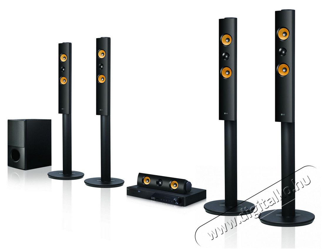 LG LHB755 3D Blu-Ray Házimozi rendszer Audio-Video / Hifi / Multimédia - Házimozi - Blu-Ray házimozi szett - 283483