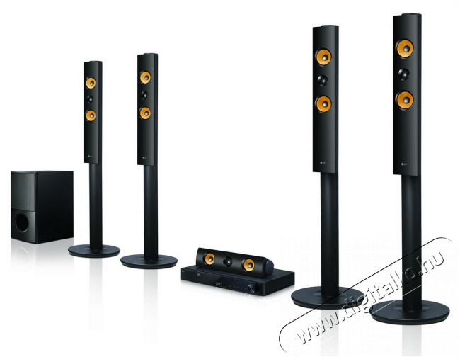 LG LHB755 3D Blu-Ray Házimozi rendszer Audio-Video / Hifi / Multimédia - Házimozi - Blu-Ray házimozi szett - 283483