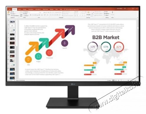 LG LG IPS Monitor 23,8 - 24BL650C 1920x1080, 16:9, 250 cd/m2, 5ms, HDMI, DisplayPort, USBx2, USB-C, &aacute;ll&iacute;that&oacute; mag., pivot Iroda &eacute;s sz&aacute;m&iacute;t&aacute;stechnika - Monitor - Monitor - 490892