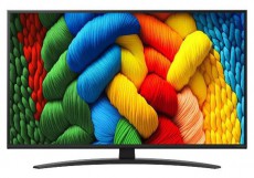 LG 43 Nanoell 43NANO81A3A 4K AI Smart TV 2025, Ultra HD, HDR, webOS, okos tv, 108 cm Televíziók - LED televízió - UHD 4K felbontású - 506685
