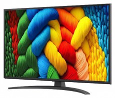 LG 43 Nanoell 43NANO81A3A 4K AI Smart TV 2025, Ultra HD, HDR, webOS, okos tv, 108 cm Televíziók - LED televízió - UHD 4K felbontású - 506685