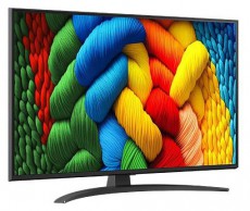 LG 43 Nanoell 43NANO81A3A 4K AI Smart TV 2025, Ultra HD, HDR, webOS, okos tv, 108 cm Televíziók - LED televízió - UHD 4K felbontású - 506685
