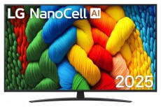 LG LG 55NANO81A3A 55 colos NanoCell AI NANO81 4K Smart TV 2025 Televíziók - LED televízió - UHD 4K felbontású - 506880
