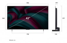 LG OLED42C51LA 42 colos LG OLED evo AI C5 4K Smart TV 2025 Televíziók - OLED televízió - UHD 4K felbontású - 507151