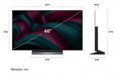 LG OLED48C51LA 48 colos LG OLED evo AI C5 4K Smart TV 2025 Televíziók - OLED televízió - UHD 4K felbontású - 507203