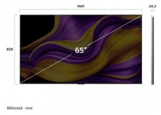 LG OLED65G51LW 4K AI Smart TV 2025, webOS, okos tv, Dolby Vision HDR, fali tv, 164 cm Televíziók - OLED televízió - UHD 4K felbontású - 507071