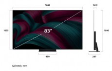 LG OLED83C51LA OLED AI C5 4K Smart TV Televíziók - OLED televízió - UHD 4K felbontású - 508375