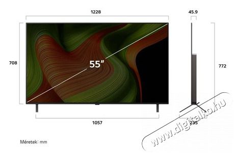 LG OLED55B53LA UHD SMART OLED TV Telev&iacute;zi&oacute;k - OLED telev&iacute;zi&oacute; - UHD 4K felbont&aacute;s&uacute; - 516811